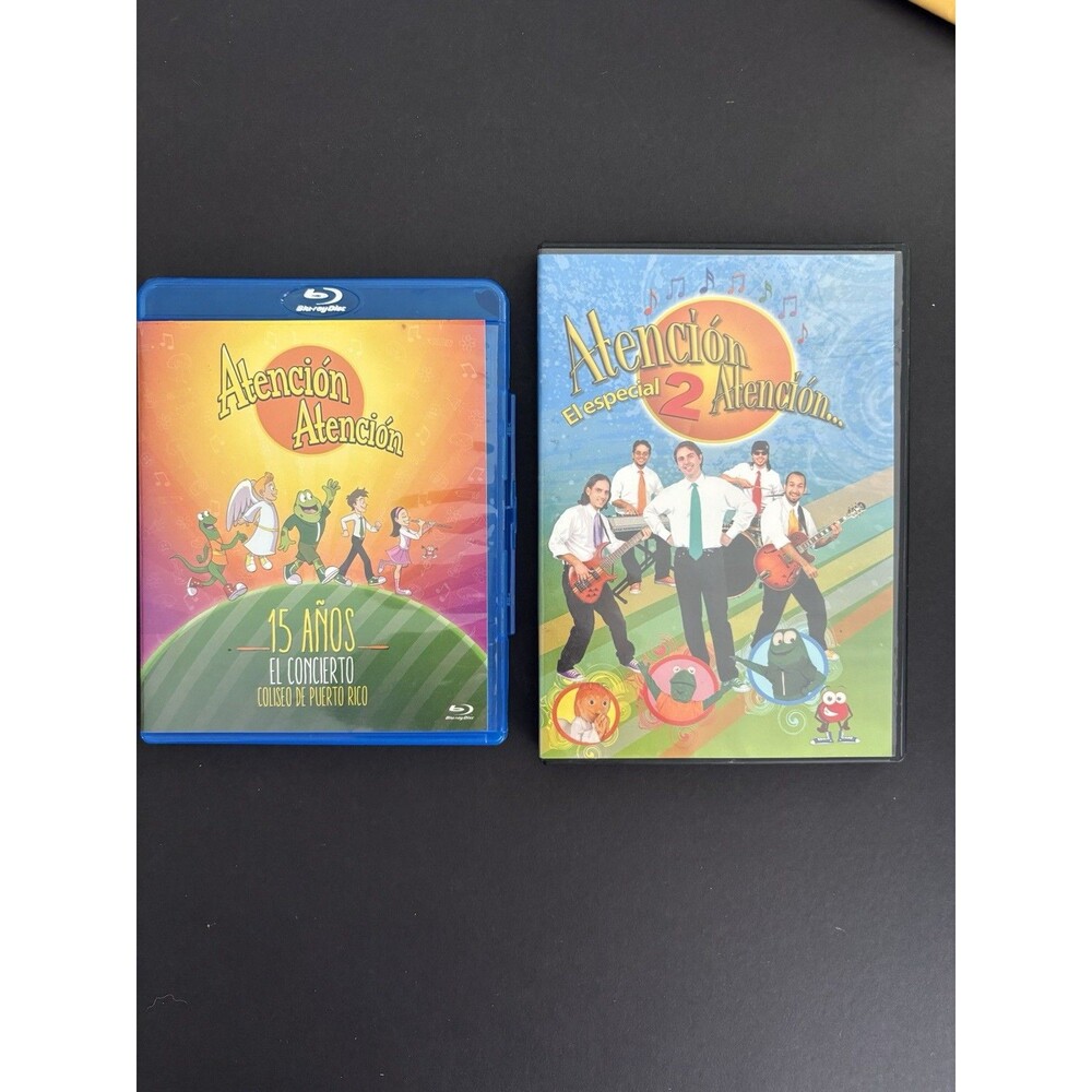 Atención Atención Puerto Rico 2 Disc Lot Blu-ray 15 Años & El Especial 2 DVD